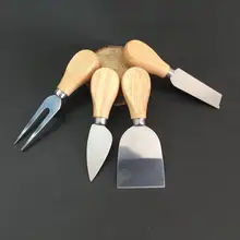 1 комплект/4 шт. ножи бард набор дубовая ручка нож для сыра набор кухонные инструменты аксессуары LX3282