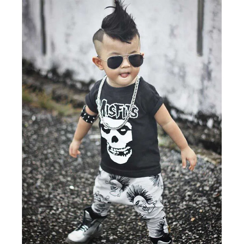 BABY PUNK Black Baby-T-Shirt 