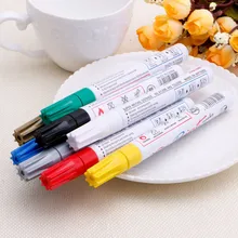 8 цветов автомобильных шин ручка протектора резиновый металлический водонепроницаемый маркер с перманентной краской