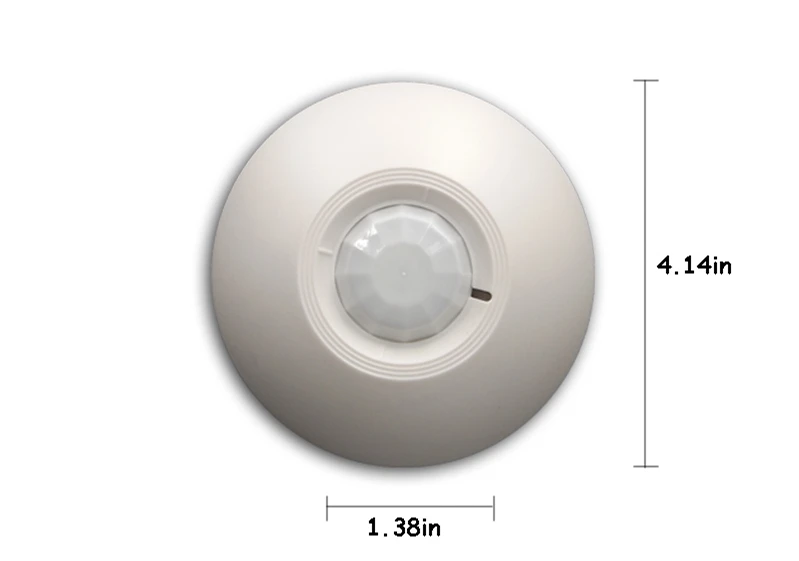 Wired ceiling PIR sensor Size