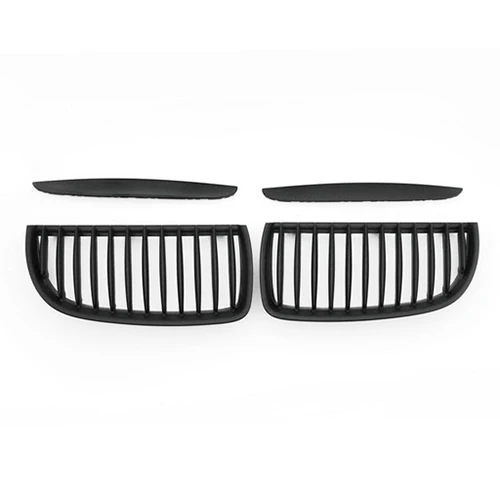 BMW E90 05-08 Matte Black Front Grille 2