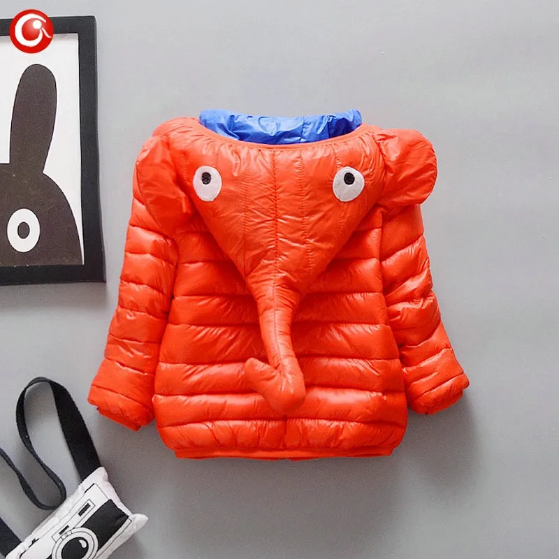 4-18M Babys Hoodies Snow Suit Infant Boys Elepant Animal Costume Christmas Winter Snow Wear Down Jacket And Coat Clothing (7)