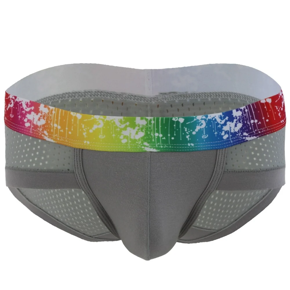 Swimwear Men Swimsuit Sexy Men’s Gay Underwear Boxer Briefs Shorts Soft Underpants Hipster Briefs Male Panties Swimming Suit