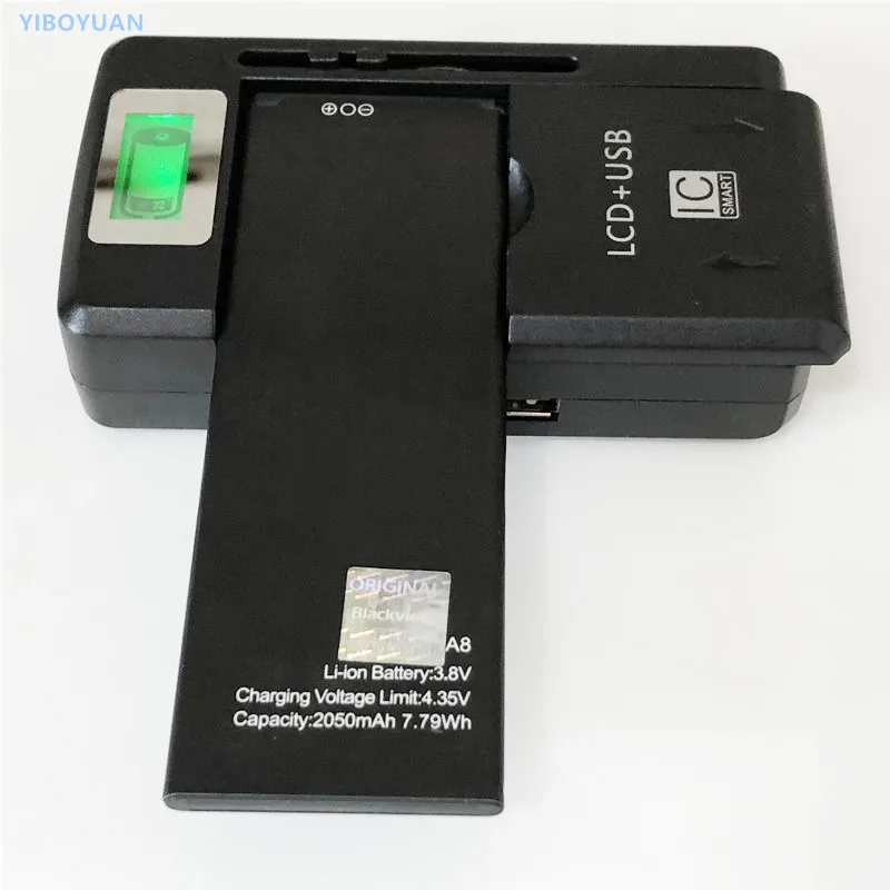 

3.8V 2050mAh For Blackview A8 Battery + SS-8 Charger