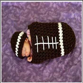 

Handwoven Infant Animal Costume Soft Adorable One Hundred Days Sleeping Bags Newborn Baby Photography Clothes Wild Crochet Props