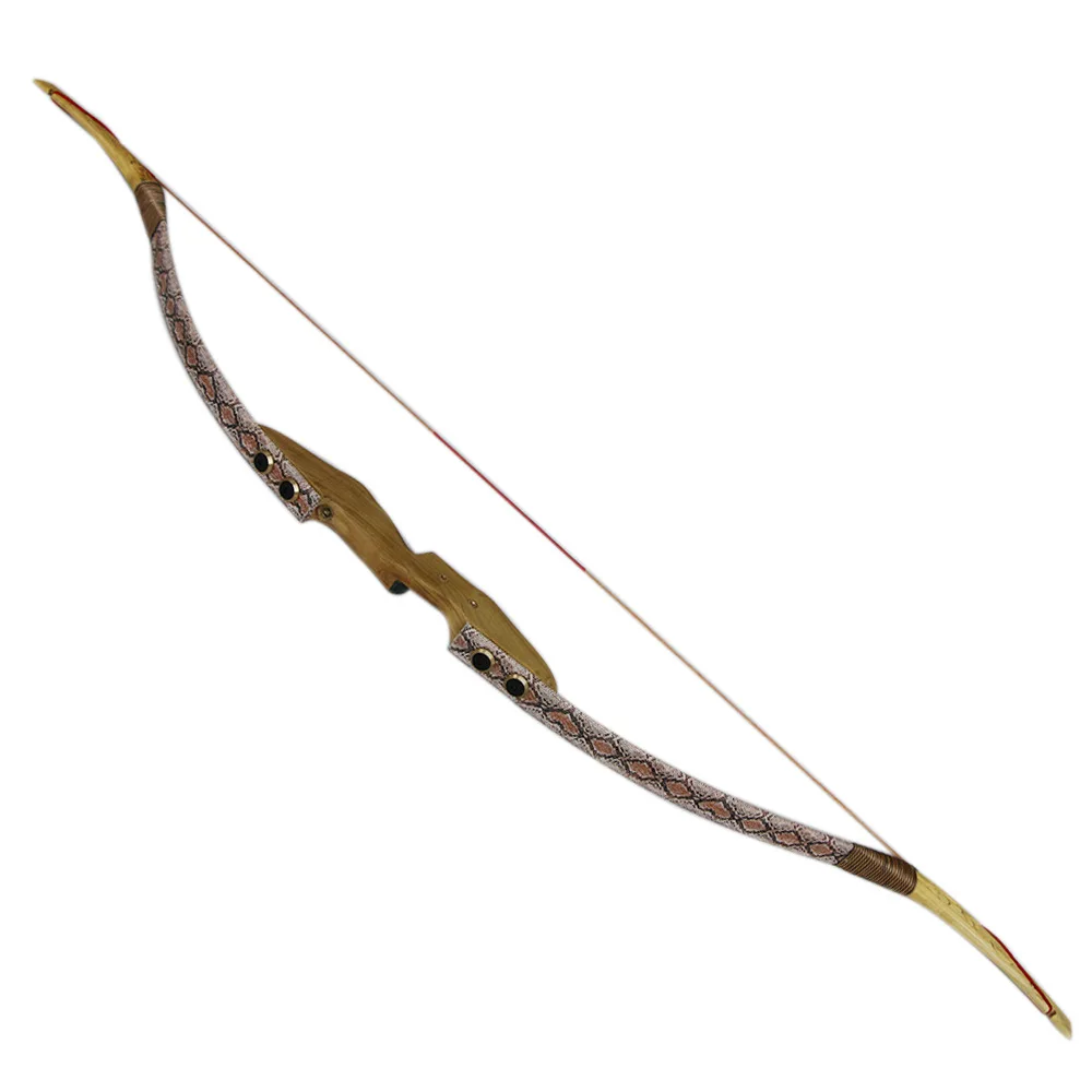 

Pink Split Bow 35-50 Pounds Traditional Bow Reverse Tip Laminated Bow Outdoor Hunting Supplies