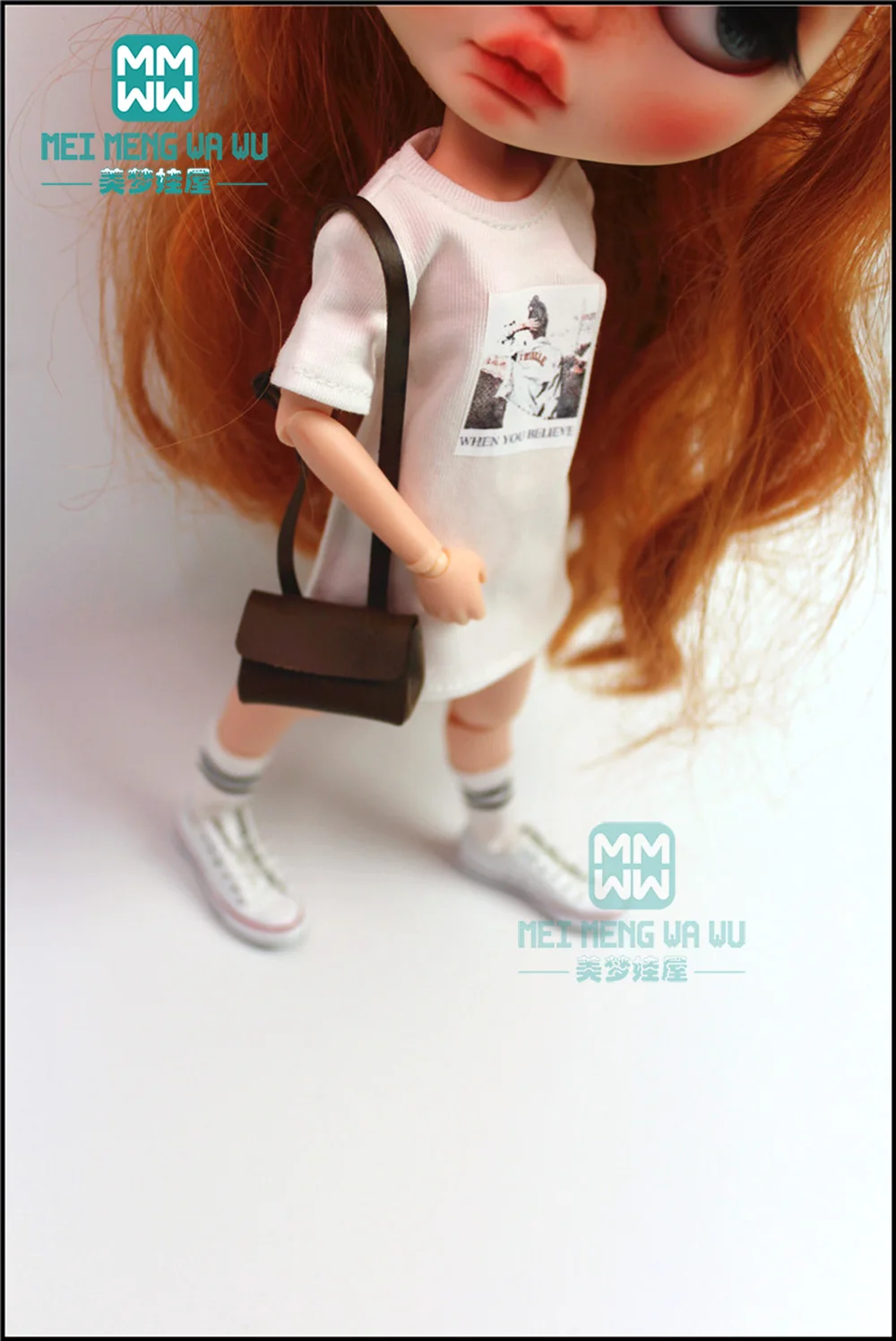 

1PCS Blyth Clothes fashion long T-shirt socks headband for 28-30cm Blyth Azone 1/6 doll accessories