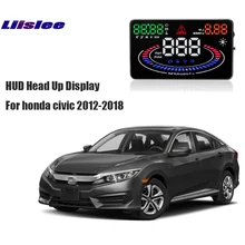 Liislee سيارة هود رئيس يصل عرض OBD2 واجهة E300 لهوندا سيفيك 2012-2018 تذكير استهلاك الوقود الفوري