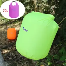 70L Водонепроницаемая водонепроницаемая сумка мешок мешочки для хранения продуктов плавание на открытом воздухе Каякинг каноэ речной поход гребли& xs