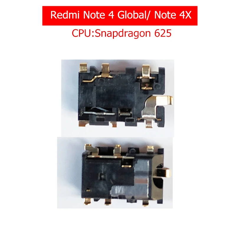 

for Xiaomi Redmi Note 4 Global/ Note 4X Audio Earphone Jack Model Headphone Earpiece Jack Replacement Repair Spare Parts Test QC