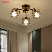 Retro Vintage Industry American Country Iron Cage Ceiling Plate Light Balcony Kitchen Dinning Room Modern Home Decor Lighting Retro Vintage Industry American Country Iron Cage Ceiling Plate Light Balcony Kitchen Dinning Room Modern Home Decor Lighting