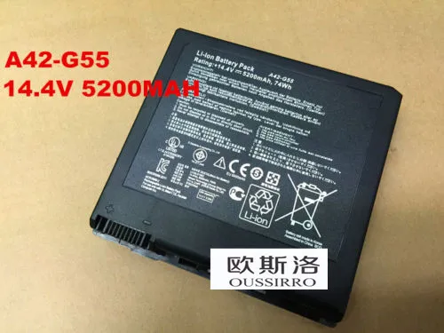 Аккумулятор asus g55v