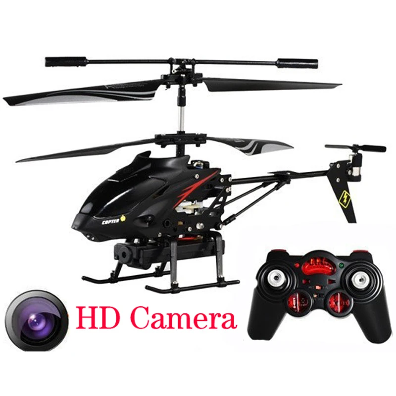 

Black 3.5 CH RC Helicopter with 0.3MP camera Drone with HD Camera Remote Control Boy toys Helicoptero Electronic toys quadcopter
