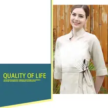 SPA рабочий халат весна/лето бежевый массаж работы комплекты униформы женский больницы униформа медсестры Оптовые Красота Костюмы