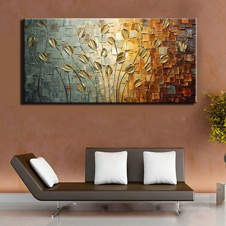 Unique Acrylic Textured Wall Art Knife Abstract Art on Canvas for Living  Room, Bedroom, Office, and Personalized Holiday Gift 