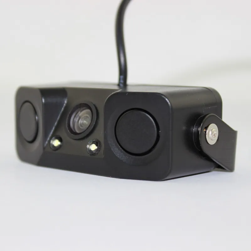 

kebidumei Night vision camera monitor Car reversing camera radar 3 in 1 car HD rear view Waterproof Super Tough