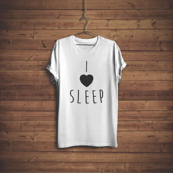 Футболка с надписью I Love Sleep футболка в стиле tumblr модные топы Tumblr графическая