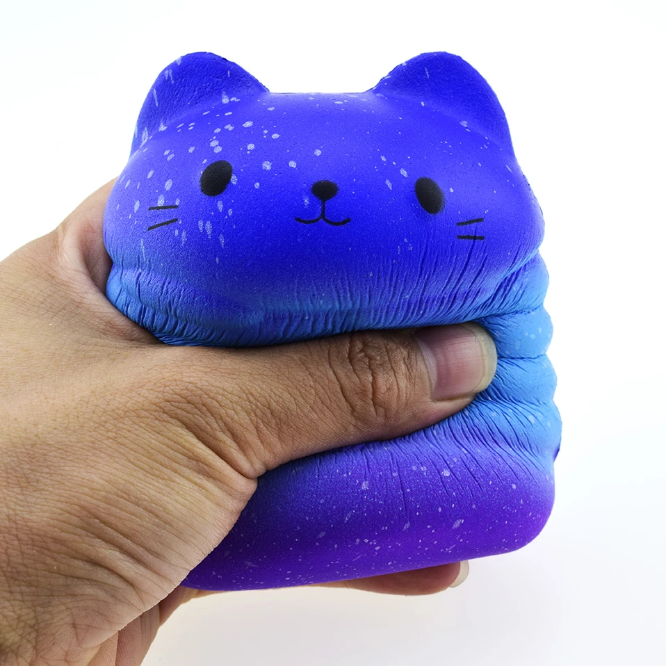 blue cat squishy