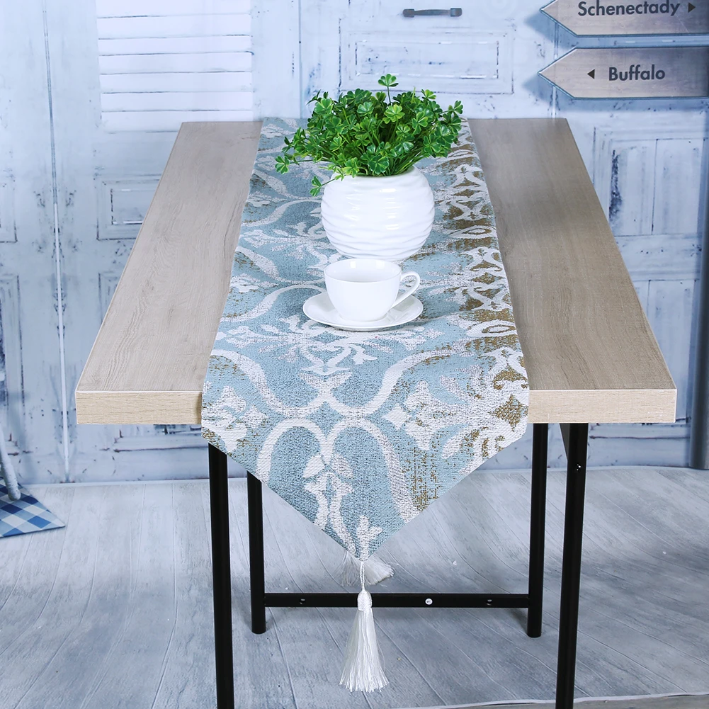 

Table Cloth table runner Flower Floral Wedding Tablecloth Party Wedding Decoration Blossom Table Runners Cloth Cover
