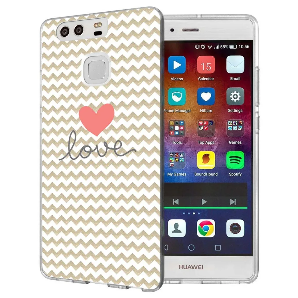 Чехол для Huawei P9 Lite (2016)/P8 (2016) книги по искусству горный хрусталь окрашены узор Ясно