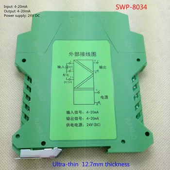 

SWP-8034 ultra-thin intelligent signal isolation transmission, input / 4-20mA, output / 4-20mA, 1 input 1 output