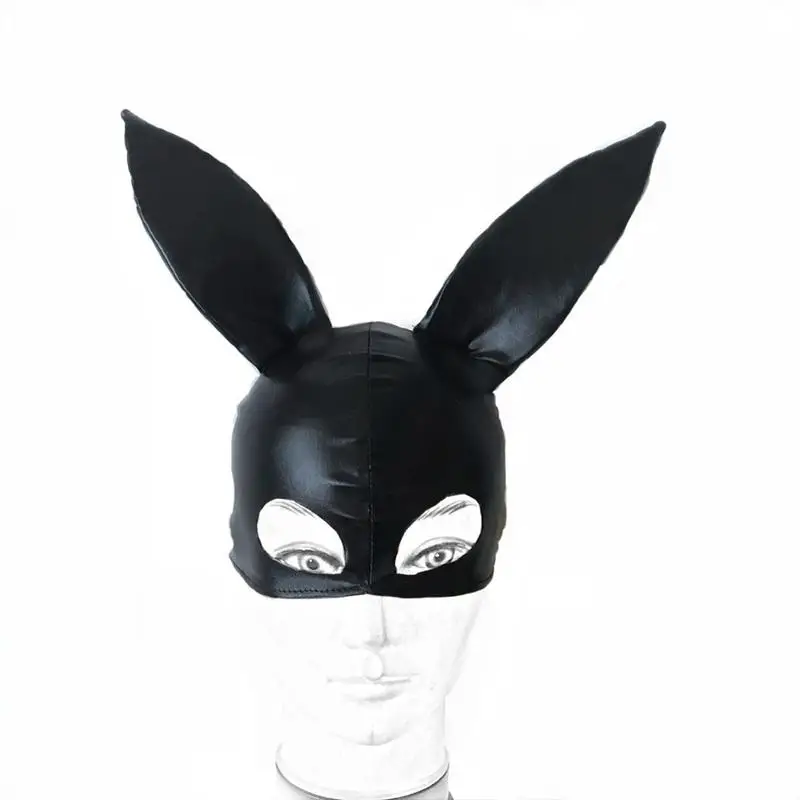Взрослый секс кролик ухо крышка тела feminino аксессуары глаз бондаж костюмы с масками для ролевых игр сексуальный кролик ухо крышка