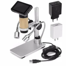 Цифровой микроскоп камера ADSM201 HDMI микроскоп 3MP 1080 для ремонта печатных плат US110V/EU220V двойной свет УФ фильтр металлическая подставка
