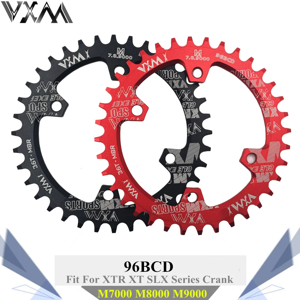 

VXM Round 96BCD Chainring MTB Mountain BCD 96 bike bicycle 32T 34T 36T 38T crankset Tooth plate Parts for M7000 M8000 M9000