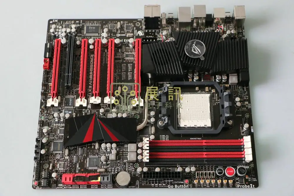 

Free shipping original motherboard for ASUS Crosshair IV Extreme DDR3 Socket AM3 16GB 890FX Desktop motherborad