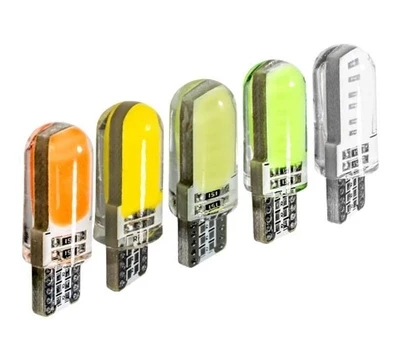 

Big Promotion Canbus Error Free T10 194 501 W5W COB Silicone Shell LED High Power Car Wedge Lights Auto Parking Bulb Lamp DC 12V