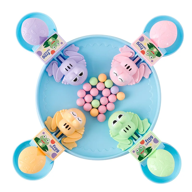 

Hungry Frog Eating Beans Children Strategy Games Toy Family Competitive Interactive Stress Relief Toy Interesting Games