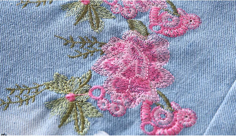 3-12 y kids girls jeans child fashion ripped jeans for girls 12 years teenage girl clothes denim pants flower embroidery trouser (10)