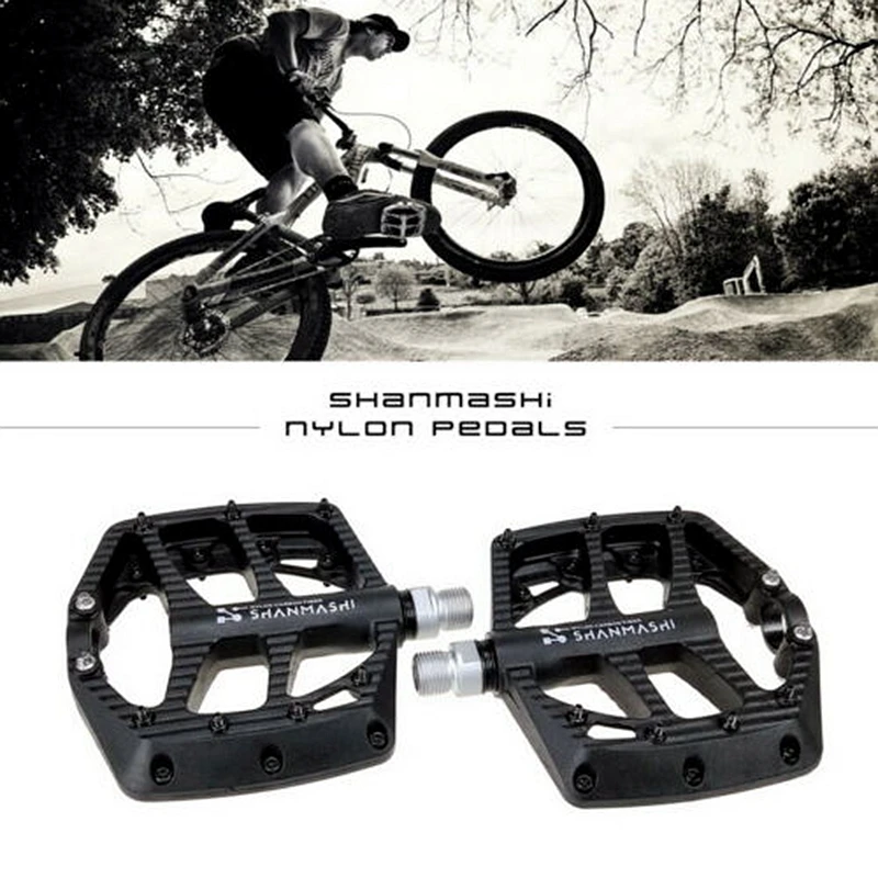 

SMS MTB Bicycle Pedal DH Road Bicycle Bearing 9/16 inch Pedal Anti-slip Ultralight Bearing Pedals Bicycle Bike Accessories
