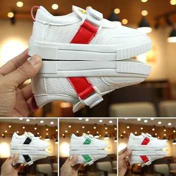 

Toddler Infant Kids Baby Boys Girls Cartoon Sport Mesh White Shoes Rubber Bottom Baby Shoes Non-Slip Sneakers #5
