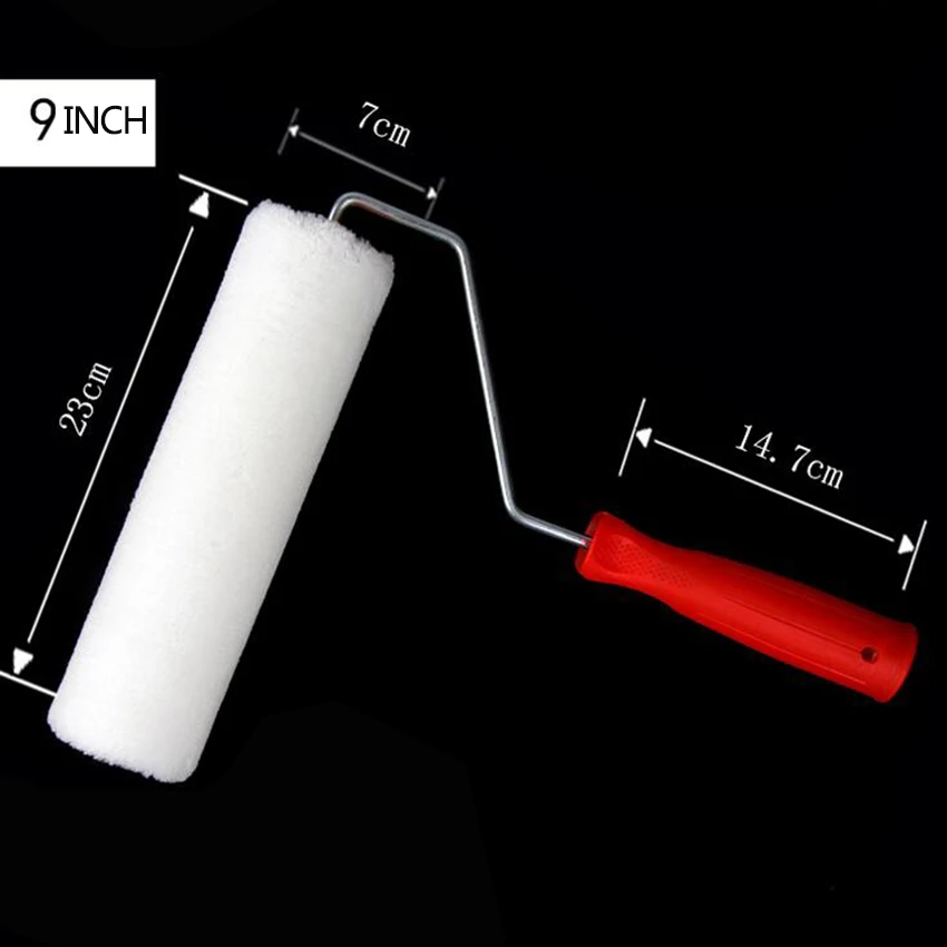 1 шт. 9 "краска покрытия для валиков мини-краска ролик Edger ролик для обрезки офис-комната дверной рельс кисть для краски горячая распродажа