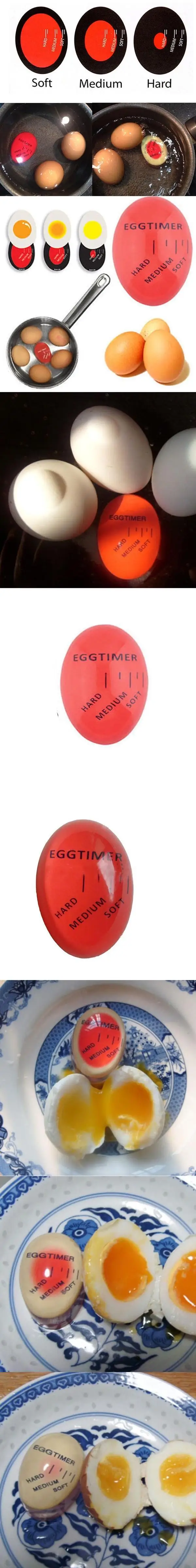 Мини eggtimer изменение цвета яйцо кухонный таймер для приготовления пищи мини-таймер для приготовления яиц мягкие средние вареные кухонные аксессуары