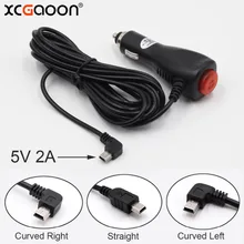 XCGaoon 3,5 м 5 в 2 а мини Переходник USB для зарядки в машине с переключателем для автомобиля dvr камера видео рекордер/gps вход DC 12 V-24 V