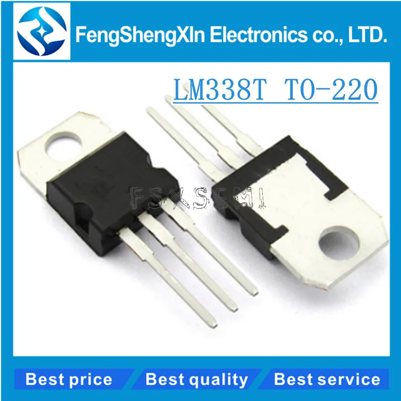

10pcs/lot LM338T TO-220 LM338 Adjustable Regulators