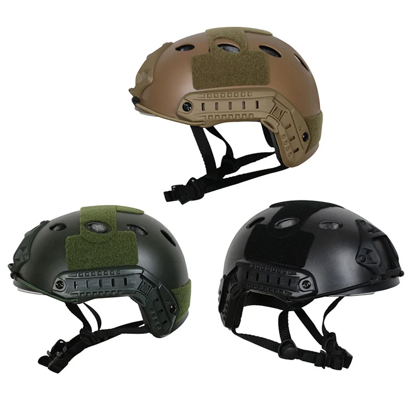 

High Quality Protective Paintball Wargame Helmet Army Airsoft MH Tactical FAST Helmet with Protective Goggle Lightweight