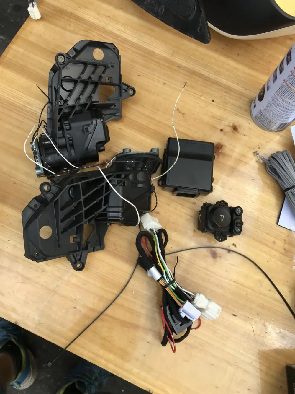 

For Honda CRV Mirror Motor Bracket + Button + Auto Folding Module