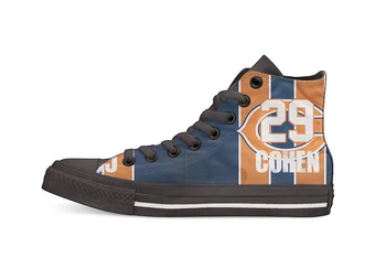 

Chicago Football Player Cohen High Top Canvas Shoes Custom Walking shoes