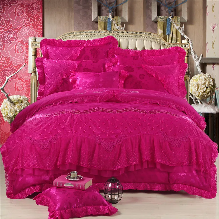 4pc Chinese traditional bedding set luxury 10 designs bed cover new