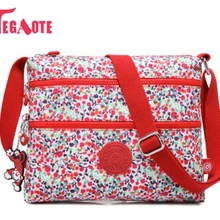 TEGAOTE, маленькие сумки на плечо, женские одноцветные сумки с цветочным рисунком, женские сумки, известный лоскут, мини нейлоновая пляжная сумка-Кроссбоди