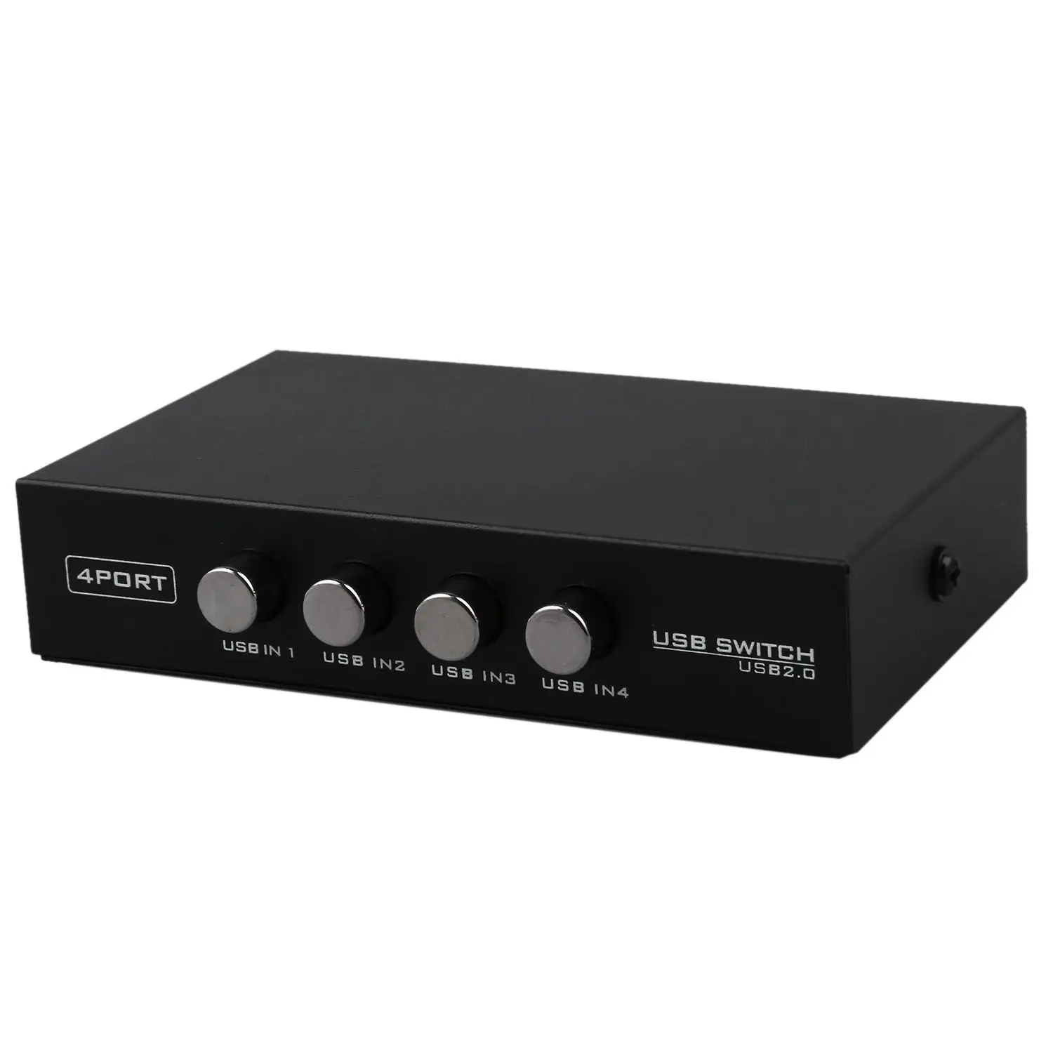 Новые мини 4 Порты USB сканер принтерам доля переключатель сплиттер Box Hub