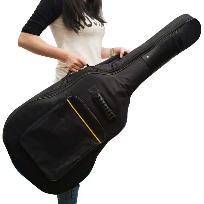 Waterproof Guitar Bag Pad Cotton Thickening Backpack Double Straps Soft