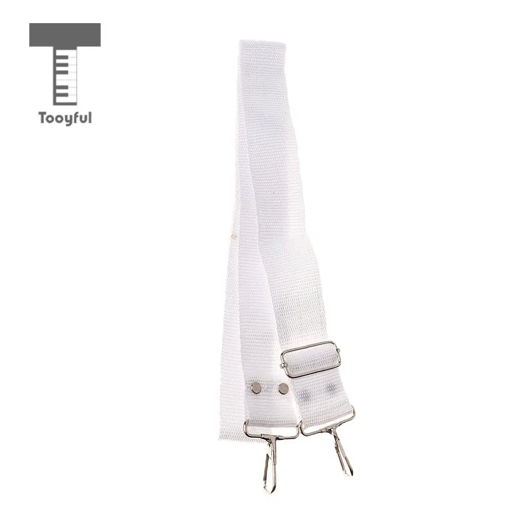 Tooyful Adjustable Nylon Thickened Snare Drum Strap Belt DIY for Parade Marching Snare Drum Accessory