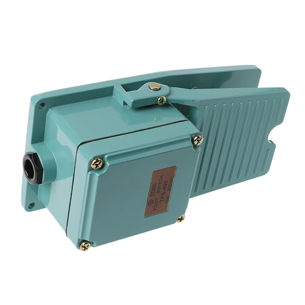 

AC 250V 15A Momentary Antislip Industrial Foot Operated Pedal Switch Footswitch