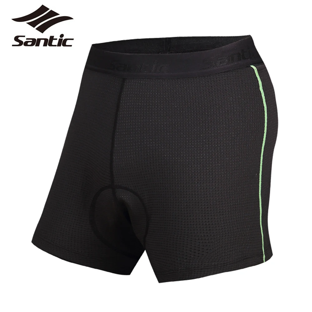 Santic Cycling Shorts Underwear For Men Breathable Padded MTB Mountain Road Bike Bicycle