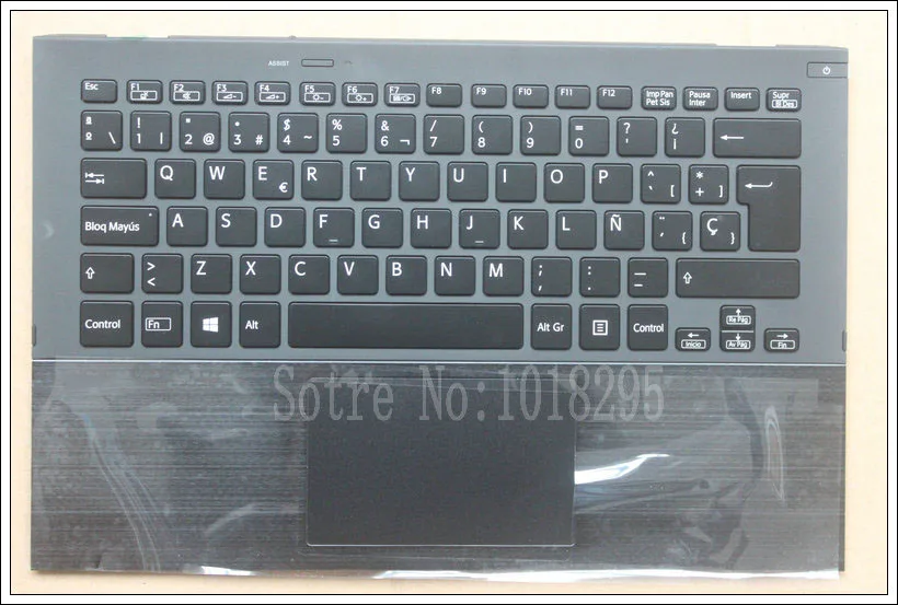 

Spanish Latin Laptop keyboard for Sony Vaio SVP1321M2EB SVP1322M1EB SVP132A1CM SP/LA Palmrest Backlit Touchpad Cover Case