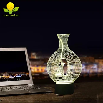 

Home Decorative Led Colored Vase Desk Light
